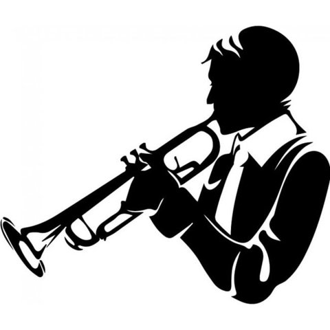 Rienda Libre Graphics - Decomural Trumpet Musicians Music Ws-32803