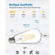 thumbnail image 3 of Bombilla LED Sunco Edison ST64, 8,5 W (800 lm), 3000 K, paquete de 4, 3 of 7