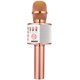 thumbnail image 1 of Micrófono de karaoke BONAOK inalámbrico Bluetooth Q37 oro rosa, 1 of 6