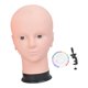 thumbnail image 1 of Cabeza De Maniquí Calva Profesional, Ligera, Realista, Versátil, Accesorios Sin Cejas, 1 of 5