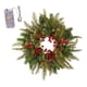 thumbnail image 5 of Guirnalda De Hojas Artificiales Para Decoración De Puerta Delantera De Casa De Granja De Navidad De 16 Pulgadas, 5 of 5