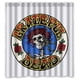 thumbnail image 1 of Cortina de ducha de la banda de rock Grateful Dead, juego de cortina de baño con ganchos, tamaño 66 x 72 pulgadas, 1 of 3