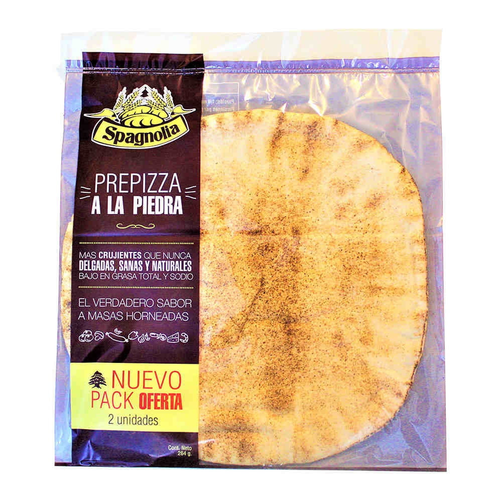 Masa Para Pizza A La Piedra 2 Un 264 g Spagnolia