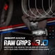 thumbnail image 4 of Manoplas de Gimnasio JerkFit Raw 3.0 Grande Negro Unisex, 4 of 9