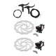 thumbnail image 3 of Freno De Disco Mecánico Para Bicicleta, Delantero Y Trasero, 160mm, Con Tornillos Y Cable, 3 of 5