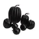 thumbnail image 1 of 7 Piezas De Calabazas Falsas, Modelo De Bricolaje, Verduras Artificiales Para Tienda De Halloween, Otoño, Negro, 1 of 5