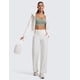 thumbnail image 3 of Sujetador deportivo CRZ YOGA Butterluxe para mujer, espalda en Y, verde, talla S, 3 of 5