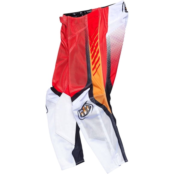 Brazaletes Moto Pant Troy Lee Designs GP Pro Air para adultos, color rojo y blanco