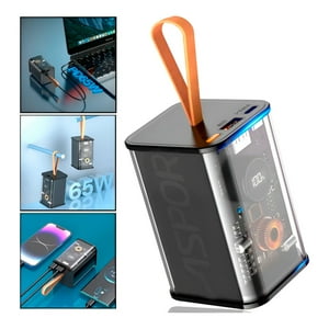 Aspor - Batería Portátil 65W Carga Rápida Laptop Móvil A365 20000Mah