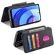 thumbnail image 4 of Funda Billetera Magnética para Motorola Moto E20/E30/E40 Soporte Tarjetas Desmontable Negro, 4 of 6
