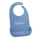 thumbnail image 5 of Babero De Silicona Para Adulto Con Bolsillo Protector Impermeable A La Hora De Comer Azul, 5 of 5