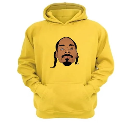 Genérico - Polerón Canguro Snoop Dog Amarillo Talla Xs Unisex