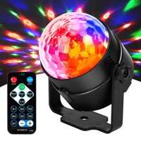 Jyx - - Bola De Discoteca Para Fiestas, Luces Estroboscópicas Rgb, Luces De Discoteca De Karaoke Activadas Por Sonido Con Control Remoto Para Fiestas, Bares, Karaoke, Bailes, Navidad, Cumpleaños