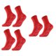 thumbnail image 5 of 3 Pares De Calcetines Autocalentables Con Aislamiento Térmico Para Pies Cálidos Para Senderismo, Camping, Rojo, 5 of 5