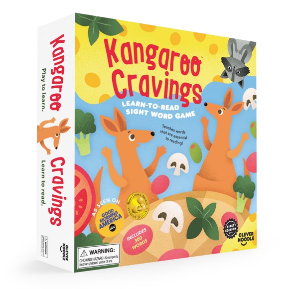 Juego de mesa Clever Noodle Kangaroo Cravings Aprende a leer