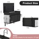 thumbnail image 4 of Organizador de mesita de noche Bedside Caddy Edudif de doble uso, negro, 4 of 7