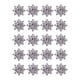 thumbnail image 1 of 20 Piezas Adornos Florales Con Parte Posterior Plana Y Diamantes De Imitación, Dijes Florales Para Invitaciones, 1 of 5