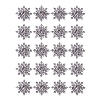 Bothyi - 20 Piezas Adornos Florales Con Parte Posterior Plana Y Diamantes De Imitación, Dijes Florales Para Invitaciones