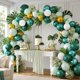 thumbnail image 2 of BBeiPulAs Juego de 83 Globos Verdes y Dorados con Confeti de 30 cm, 2 of 9