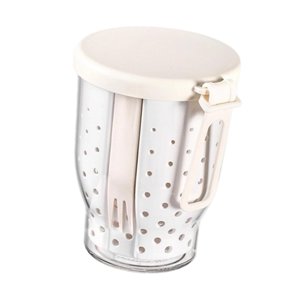 Magideal - Recipiente Para Almacenar Ensalada De Frutas, Recipiente Para Almacenar Alimentos, Portátil Para Frutas, Taza Para Ensalada Con Tenedor Para Desayuno,