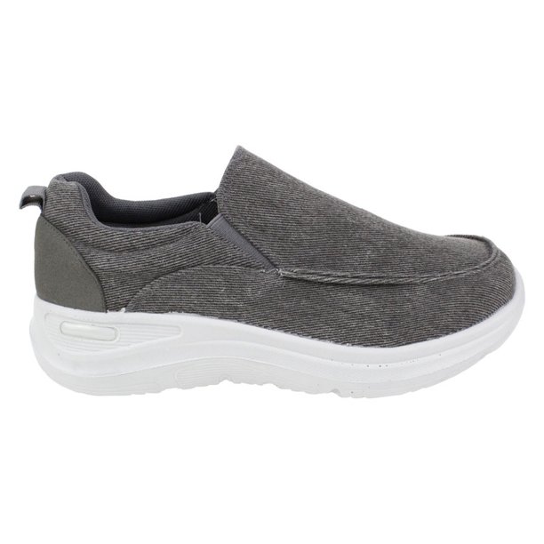 Zapatilla New Walk City Confort Slip On Negra
