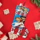 thumbnail image 4 of Los Niños de la Libertad Tema: Calcetines de Navidad, fino lino blanco para colgar en escaleras y chimenea, decoración navideña para el hogar, regalo de Navidad. 45cm × 32cm, 4 of 5