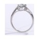 thumbnail image 3 of Anillos de Moissanita de Oro Blanco de 18K de 1 Uds para Mujer Regalo Color D VVS1 Anillos de Diamante Anillos de Plata Esterlina S925 Joyería Anillos de Compromiso de Moissanita con Corazón con, 3 of 8