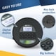 thumbnail image 4 of Reproductor de CD portátil KLIM Nomad con auriculares Bluetooth negro, 4 of 7