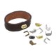 thumbnail image 5 of Uxcell Grapas de Latón para Cuero, Sujetadores de Presillas de Cinturón de Dos Puntas Tono Dorado, 5 of 5
