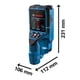 thumbnail image 3 of Detector De Materiales D-tect 200 C Azul 11x23x11, 3 of 9
