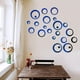 thumbnail image 1 of 24/26pcs, 3D Acrylic Mirror Wall Sticker, Round Mirror, DIY TV Background Room Sticker Wall Decoration, Bedroom Bathroom Wall Decoration, Home Decor, 1 of 3