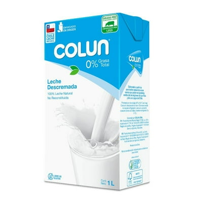 Leche Descremada Natural Caja 1 L 1 L Colun