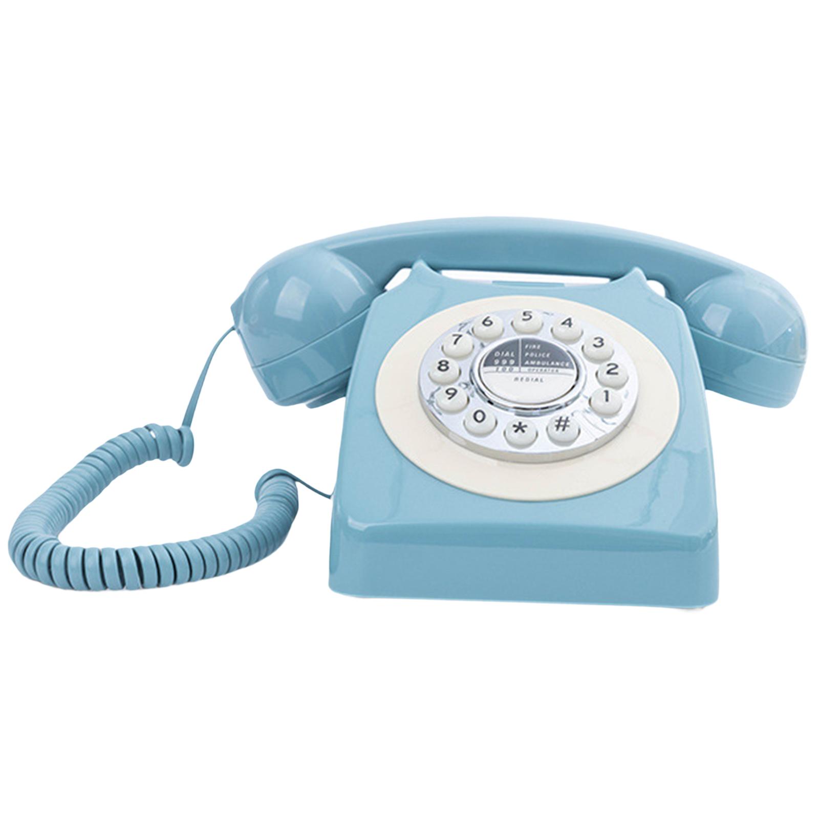 Bothyi - Audio Libro De Visitas Teléfono Grabador De Teléfono Antiguo Para Ocasiones Especiales Acción De Gracias Azul