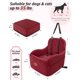 thumbnail image 2 of Asiento de coche Lealchum Elevated Cojín para perros pequeños/medianos, 2 of 6