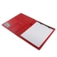 thumbnail image 5 of Carpeta De Archivos Organizador De Papel Soporte Para Documentos Bloc De Notas Cuero De PU Rojo, 5 of 5
