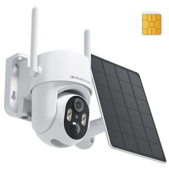 Cámara de seguridad celular HOSAFE.COM 4G LTE alimentada por energía solar