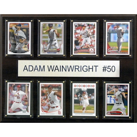 Placa C&I Collectables MLB St. Louis Cardinals Adam Wainwright