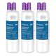 thumbnail image 1 of Reemplazo de filtros de agua para refrigerador Fancial, compatible con Whirlpool, paquete de 3, 1 of 6