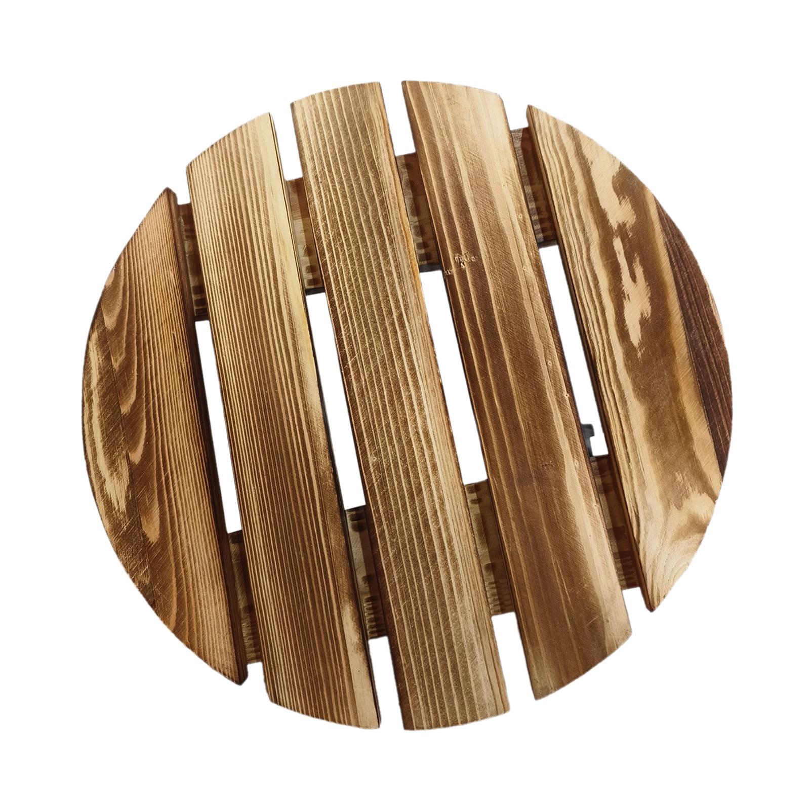 Ioensy - Bandeja De Macetero Móvil, Rueda De Balcón Resistente, Soporte Giratorio Para Plantas, Diámetro 35Cm