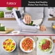thumbnail image 5 of Picador de verduras y espiralizador Fullstar Food Chopper, color blanco, 5 of 6