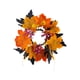 thumbnail image 2 of Corona De Velas De Halloween Con Forma De Anillo, Anillos De Velas De Otoño Para Puerta De Fiesta, Acción De Gracias, Color Negro Y Amarillo, 2 of 3