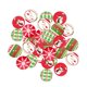 thumbnail image 4 of 100pcs Botones De Madera De Navidad Coloridos Para Coser Scrapbooking 25mm, 4 of 5