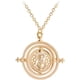 thumbnail image 1 of Collar con giratiempos chapado en oro para fans de Harry Potter, ideal como regalo o decoración, ideal para cosplay o disfraz (oro)., 1 of 6