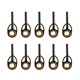 thumbnail image 1 of Anillos de línea de guías de anillo de ojo de ca?a de pescar de 10 piezas para pesca de carpa giratoria, 1 of 5