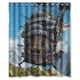 thumbnail image 1 of Cortina de ducha de El castillo ambulante, juego de cortina de baño con ganchos, tamaño 60 x 72 pulgadas, 1 of 3