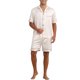 thumbnail image 2 of INSPIRE CHIC Conjunto de Pijamas de Satén para Hombres de Manga Corta Ropa de Dormir de Dos Piezas con Bolsillos Pijamas Suaves para Dormir M Champán, 2 of 6