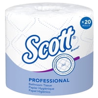 Papel Higiénico Scott Professional Standard, 2 Capas, 20 Rollos