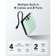 thumbnail image 5 of Cargador portátil VRURC 10000 mAh 20 W con cable incorporado verde, 5 of 8