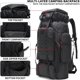 thumbnail image 3 of Mochila de senderismo para hombre 70L/100L Camping Backpack Military, 3 of 3