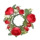 thumbnail image 2 of Vela De Pilar, Anillo, Corona, Candelabro De Pilar Para Fiesta, Boda, Acción De Gracias, Rojo Brillante, 2 of 3